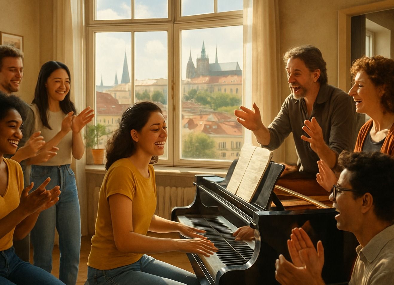 Leke hry na piano